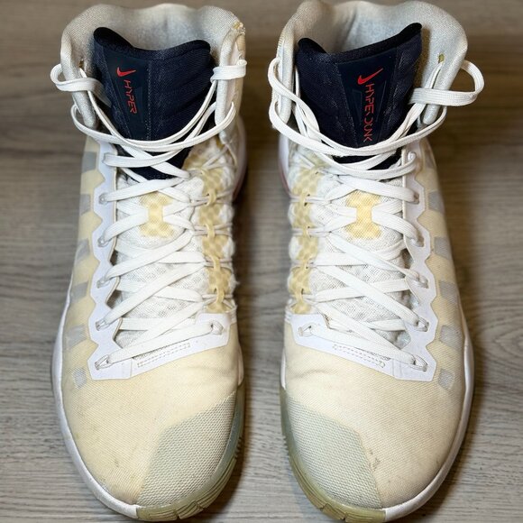 Size 13 - Nike Zoom Hyperdunk Men Basketball Sneakers ShoesWhite/Red 844359-146 - Picture 4 of 7